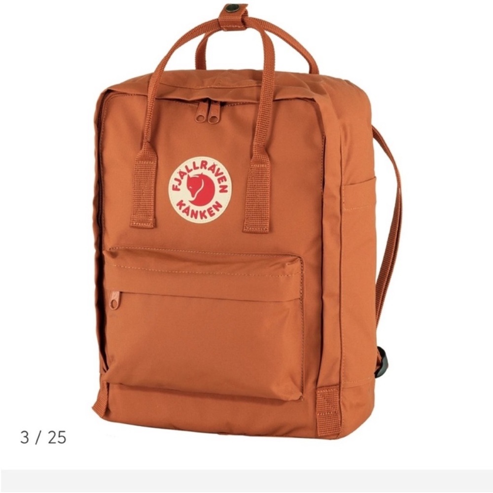 NWT Fjallraven Kanken Classic Backpack Ochre Travel School Rust